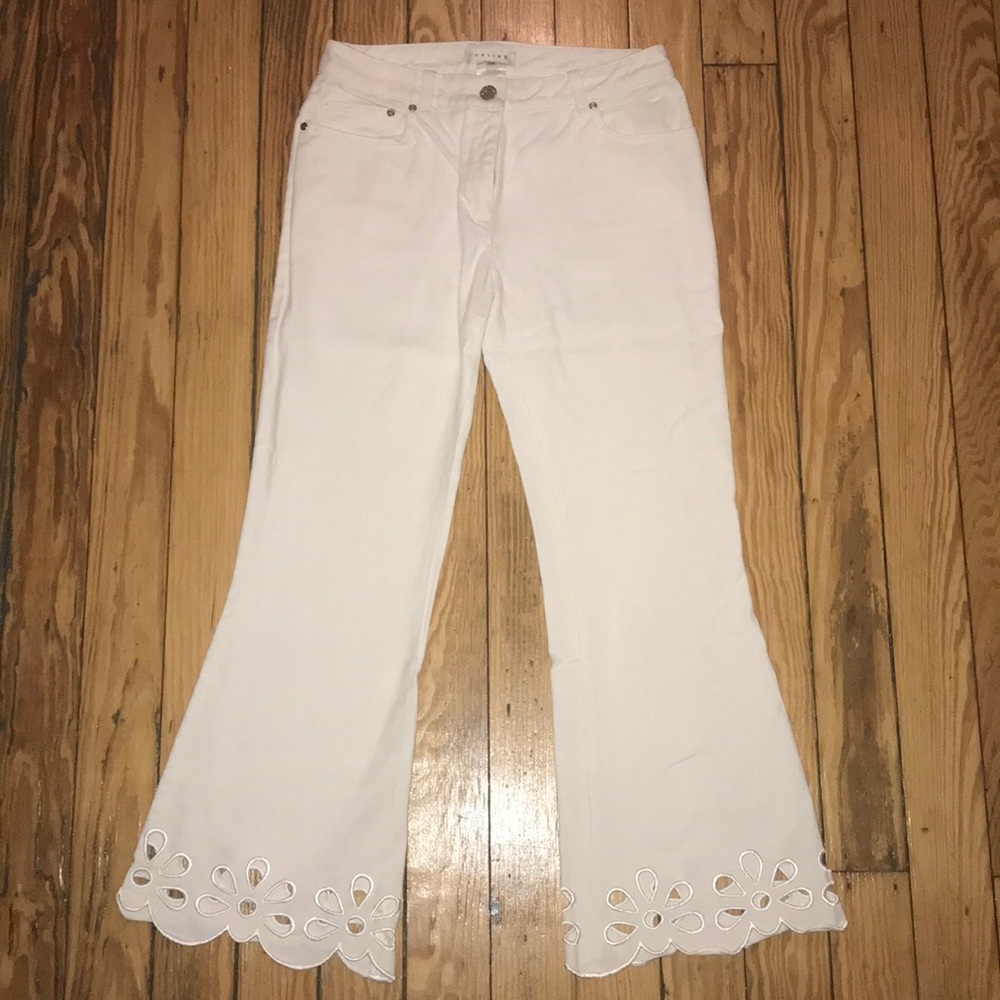 Celine white jeans